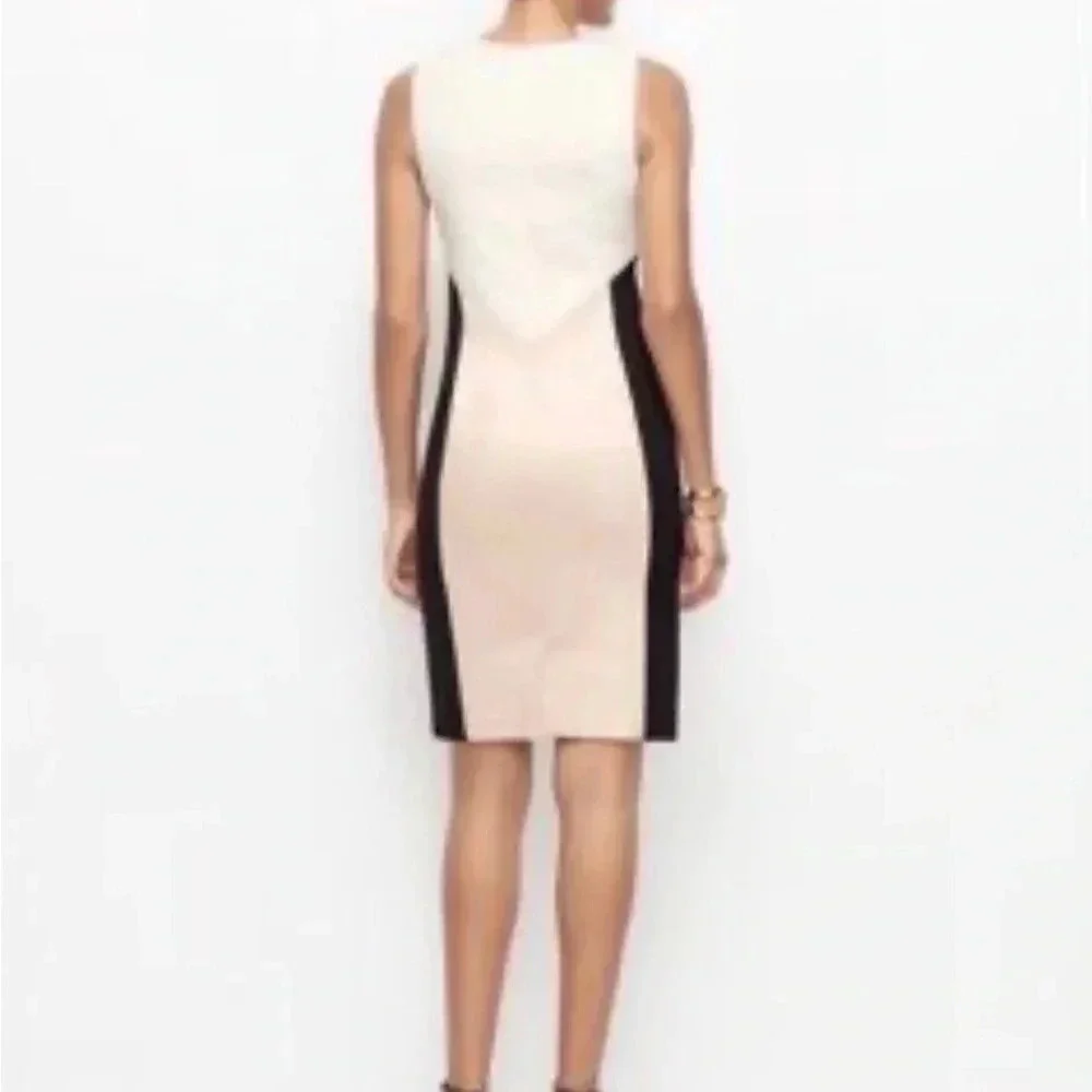 Ann Taylor colorblock sheath ponte dress SZ 6p - Picture 2 of 9
